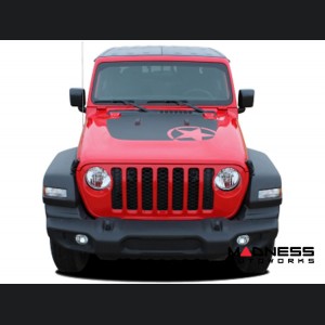 Jeep Gladiator Hood Graphic Kit - Omega Star